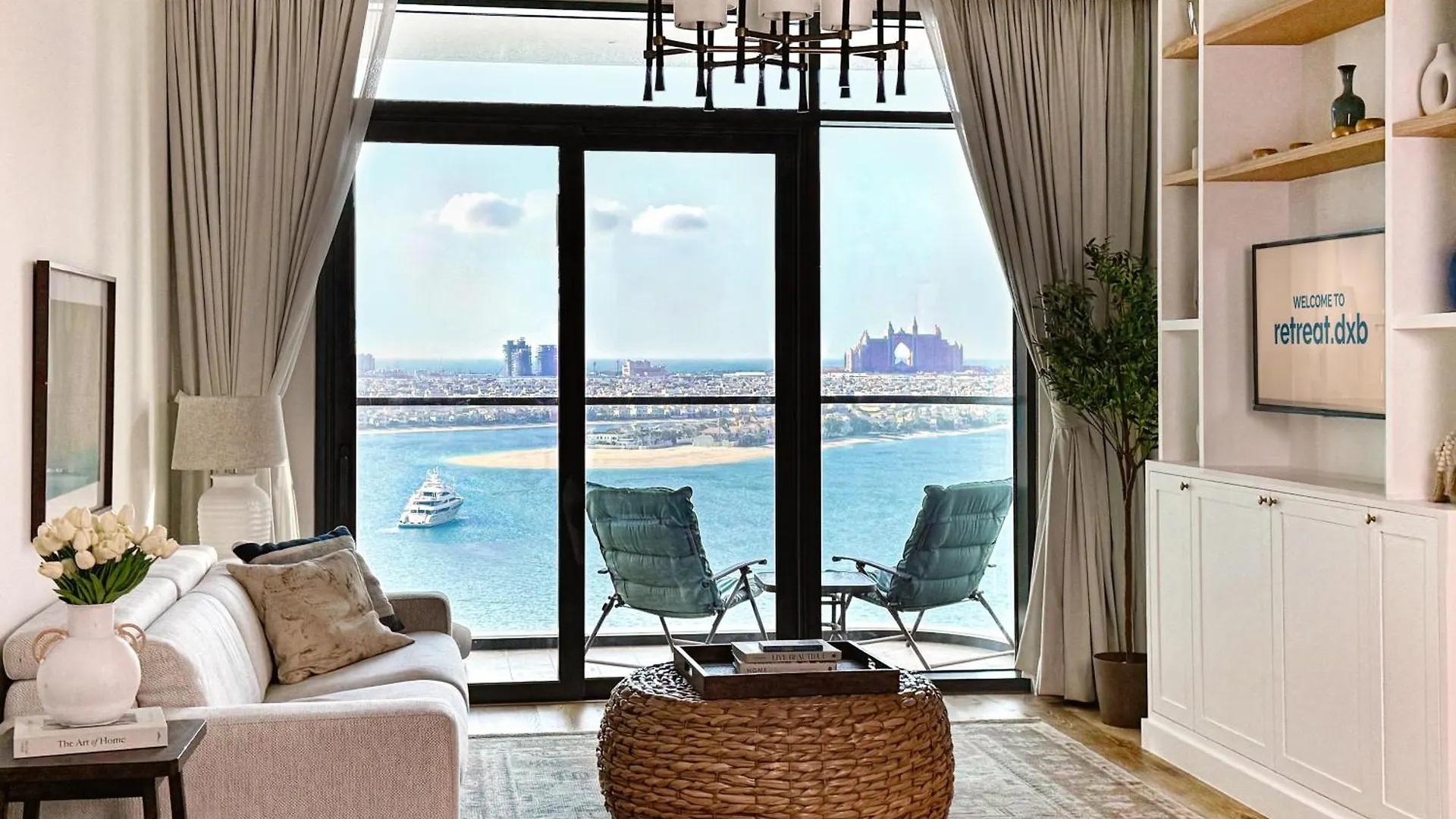 Iconic Palm And Atlantis View With Private Beach & Pool Dubai United Arab Emirates